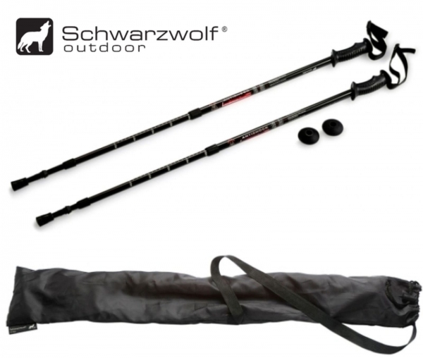 Kije trekingowe Schwarzwolf GANG SET